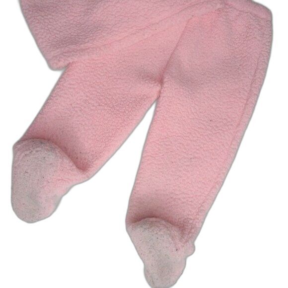 baby B'gosh Sherpa Fleece Hooded Jacket & Footed BabyGirl Pants Set Size 6M Pink - Picture 8 of 8